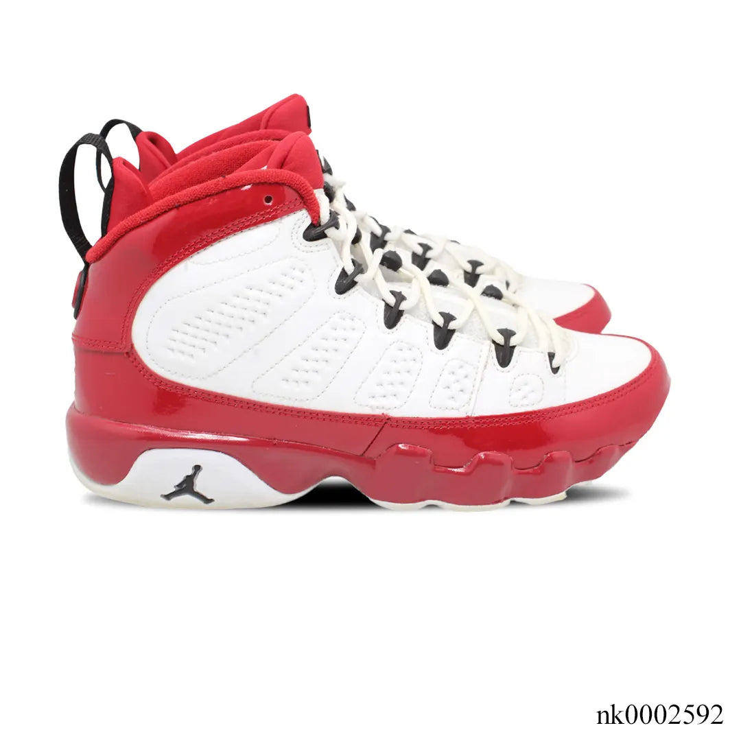 Air Jordan 9 Retro White Gym Red Shoes Sneakers