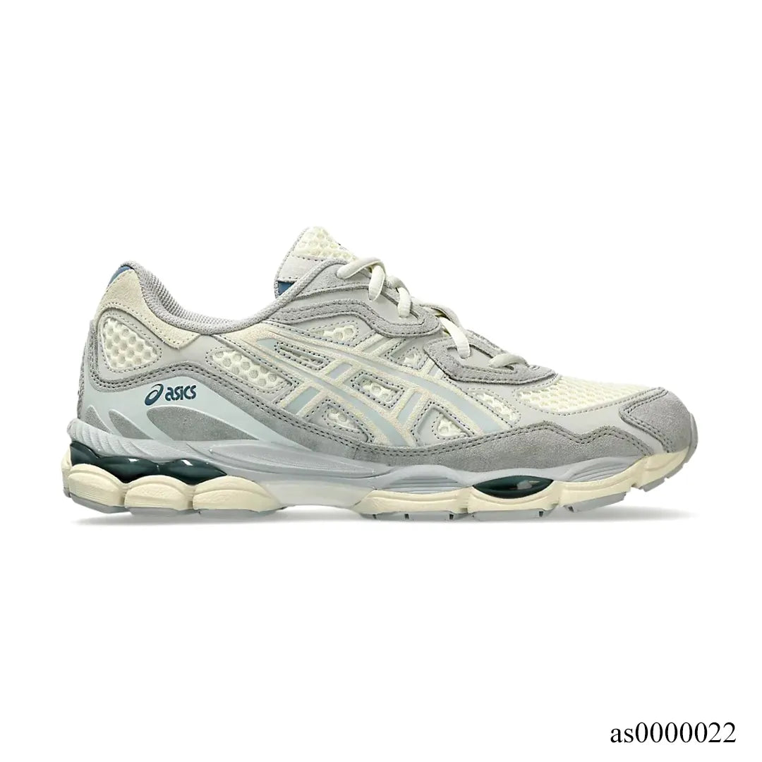 AS Gel NYC Ivory Mid Grey Shoes Sneakers
