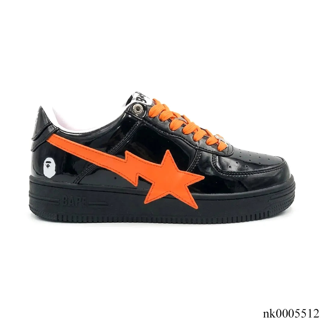 A Bathing Ape Bape Sta OS Feature Exclusive M2 Black Orange Shoes Sneakers