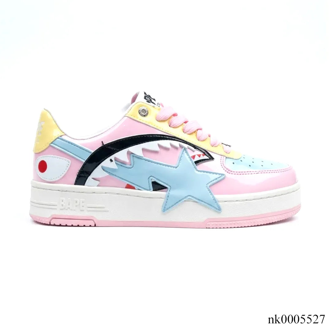 Bapesta Low M1 'Shark Face - Pink' Shoes Sneakers