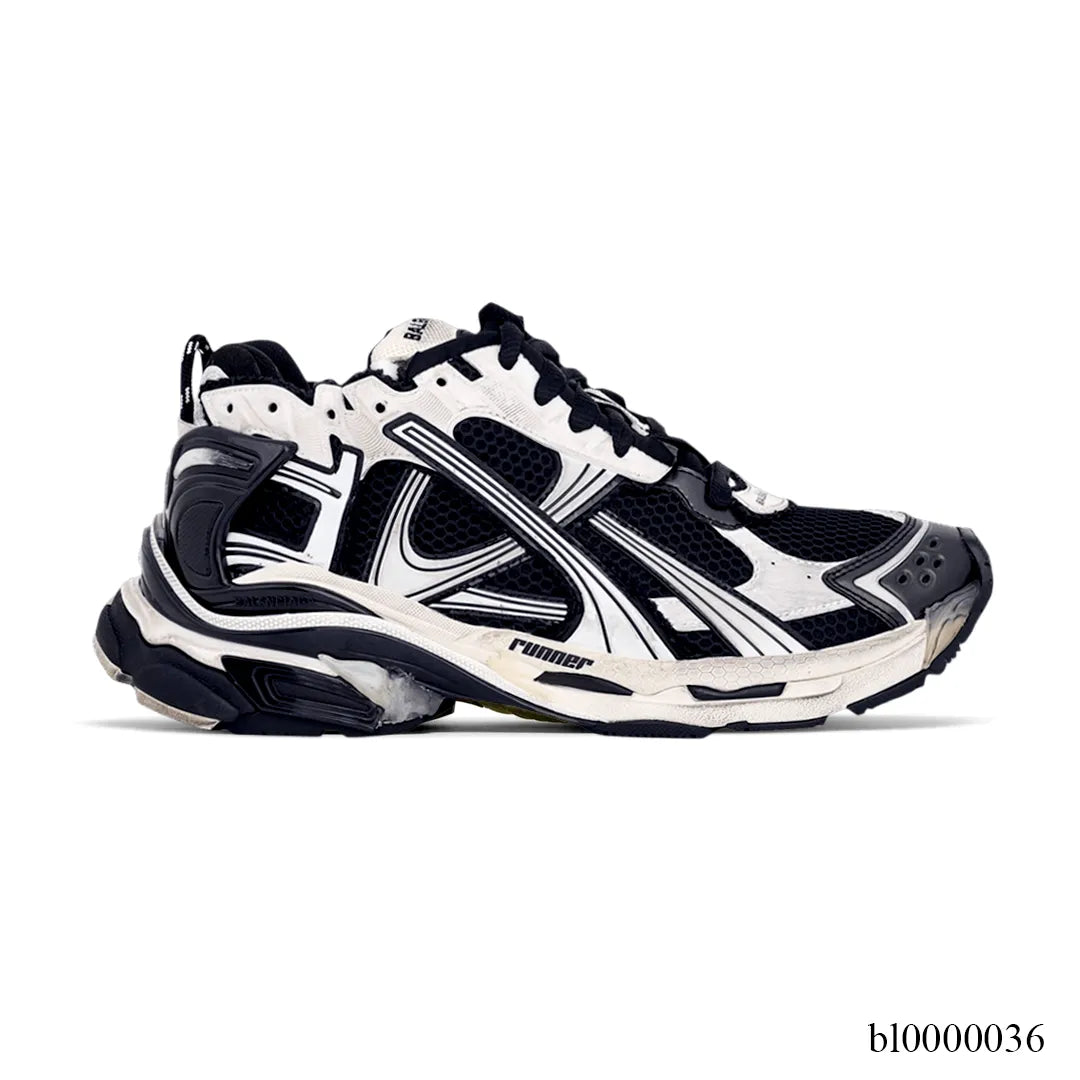 BLCG Runner White Black Shoes Sneakers