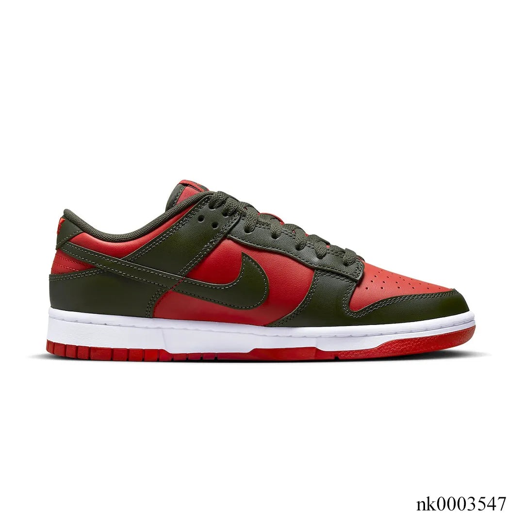 Dunk Low Mystic Red Cargo Khaki Shoes Sneakers
