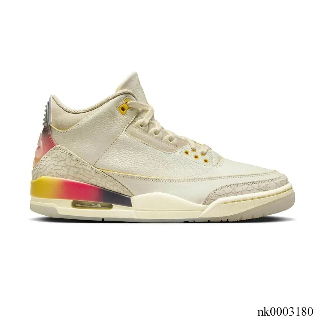J Balvin x Air Jordan 3 Medellín Sunset Shoes Sneakers