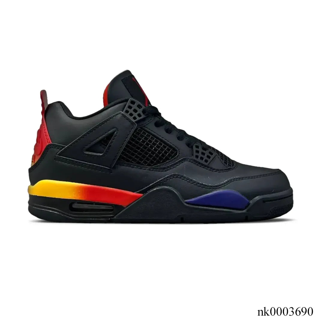 J Balvin x Air Jordan 4 Gradient Rainbow Shoes Sneakers