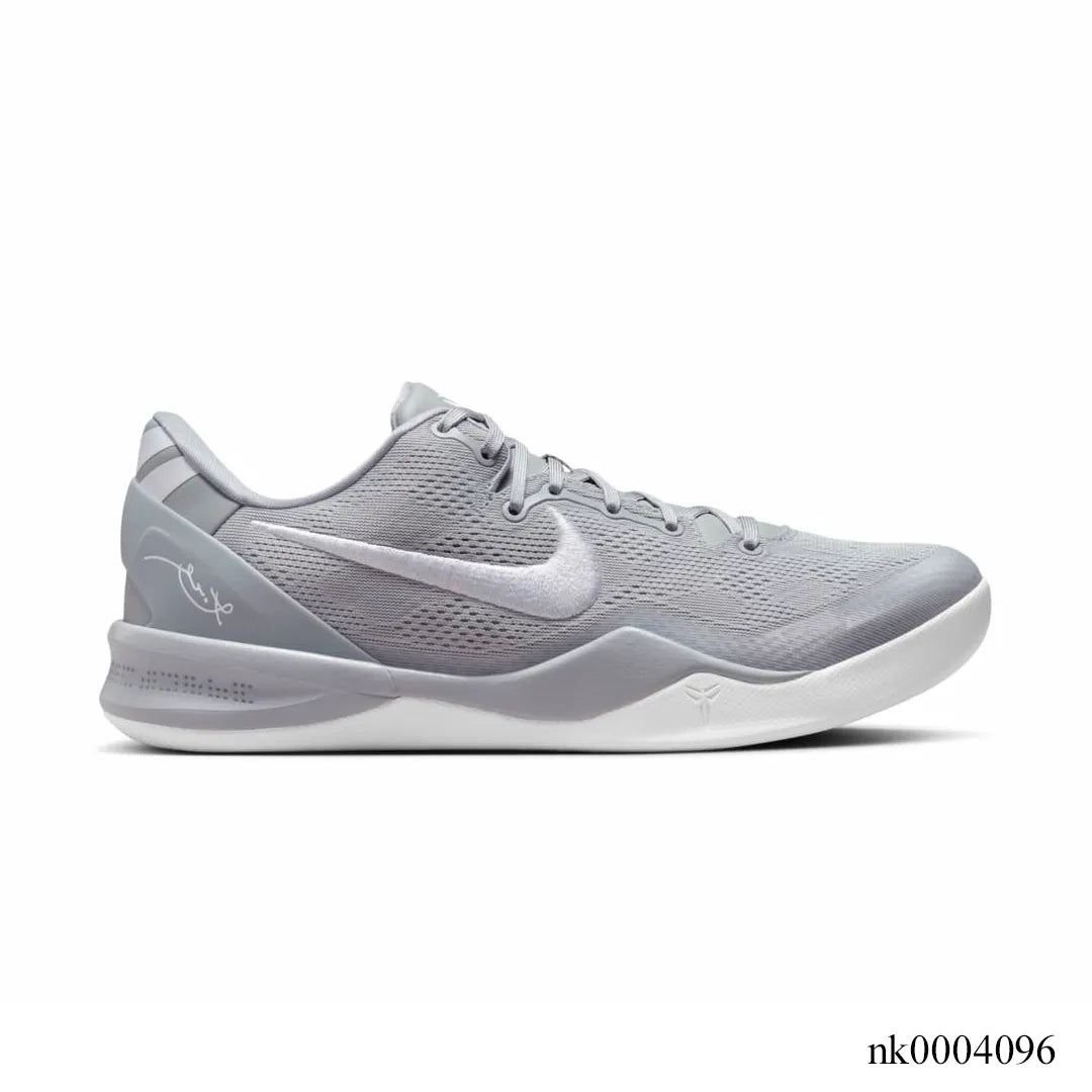 Kobe 8 Protro Wolf Grey Shoes Sneakers