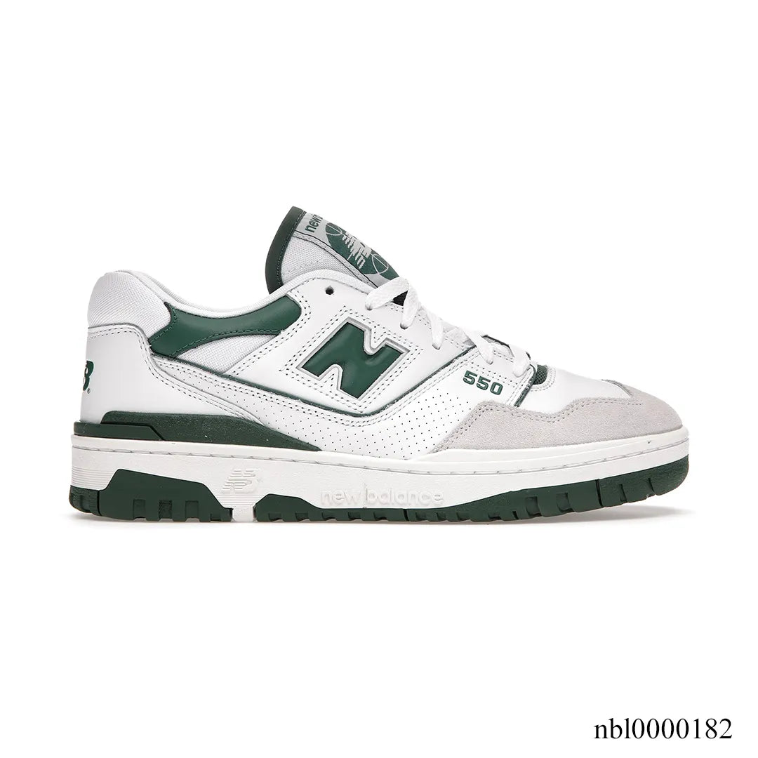 NB 550 White Green Shoes Sneakers