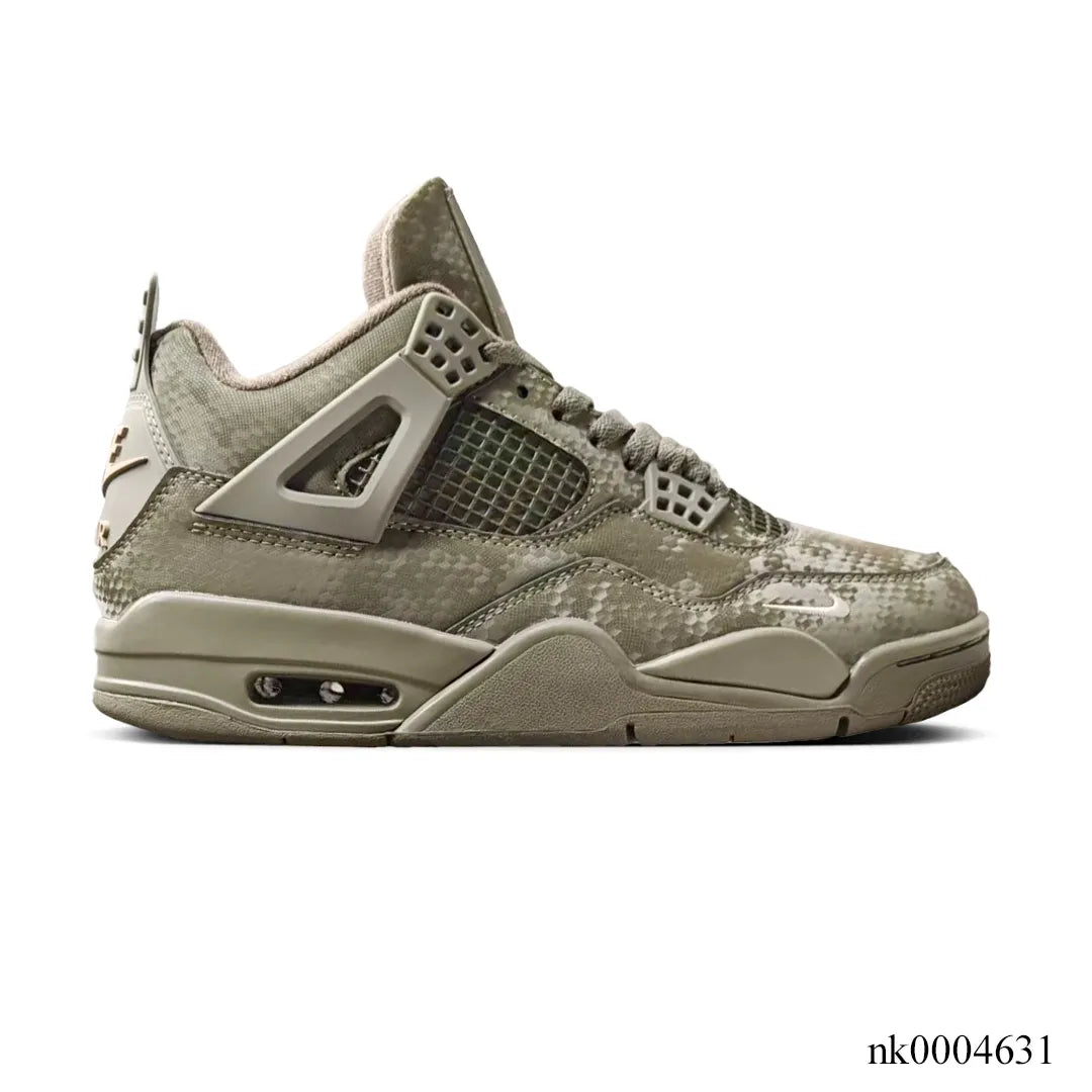 Nigel Sylvester x Air Jordan 4 Army Green Mamba Shoes Sneakers