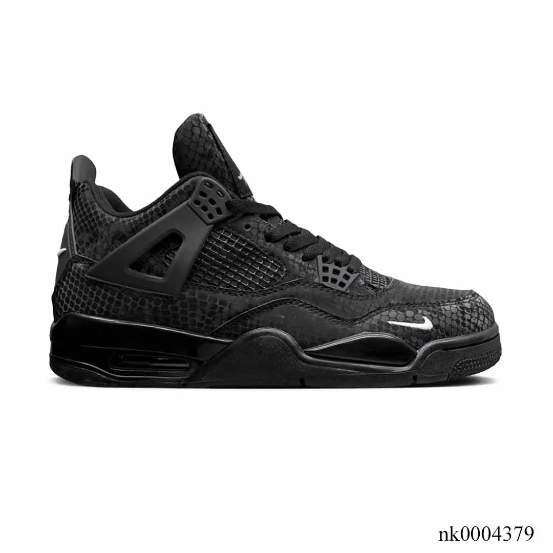 Nigel Sylvester x Air Jordan 4 Black Mamba Shoes Sneakers