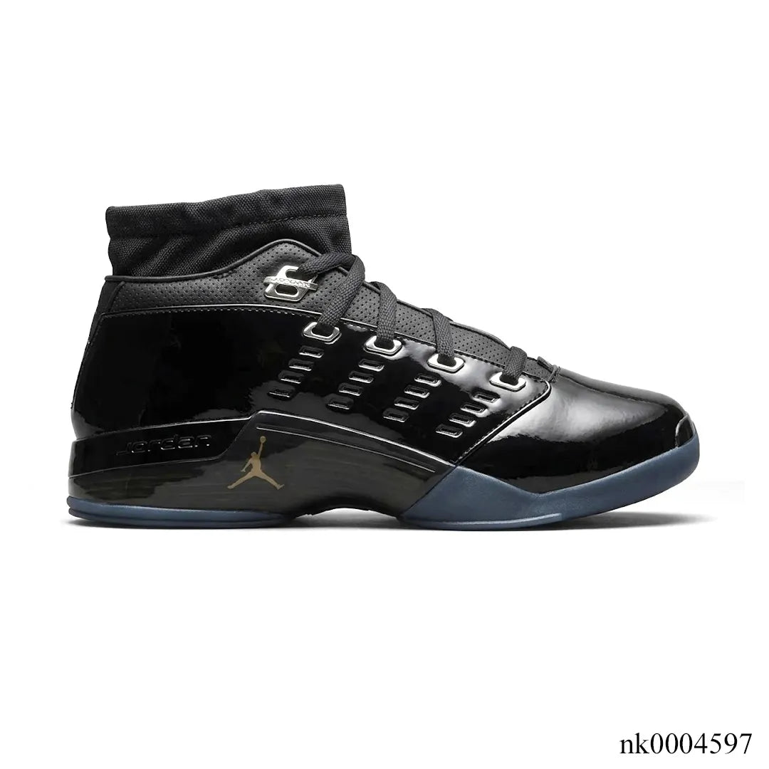 [Premium] Air Jordan 17 Low Black Patent Shoes Sneakers