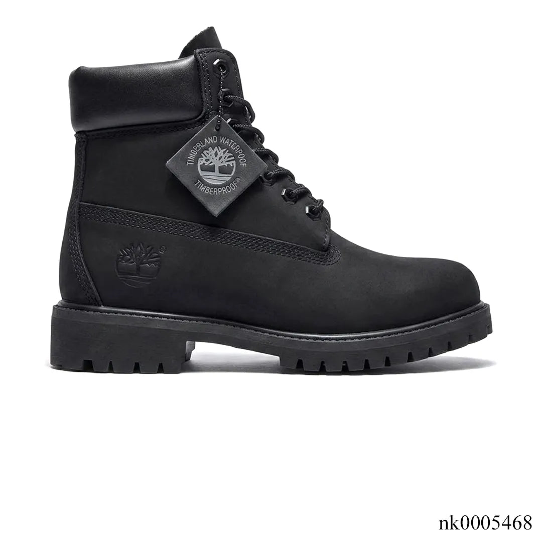 TBL 6 Inch Classic Waterproof Boot Wide ‘Black Nubuck’ Shoes Sneakers
