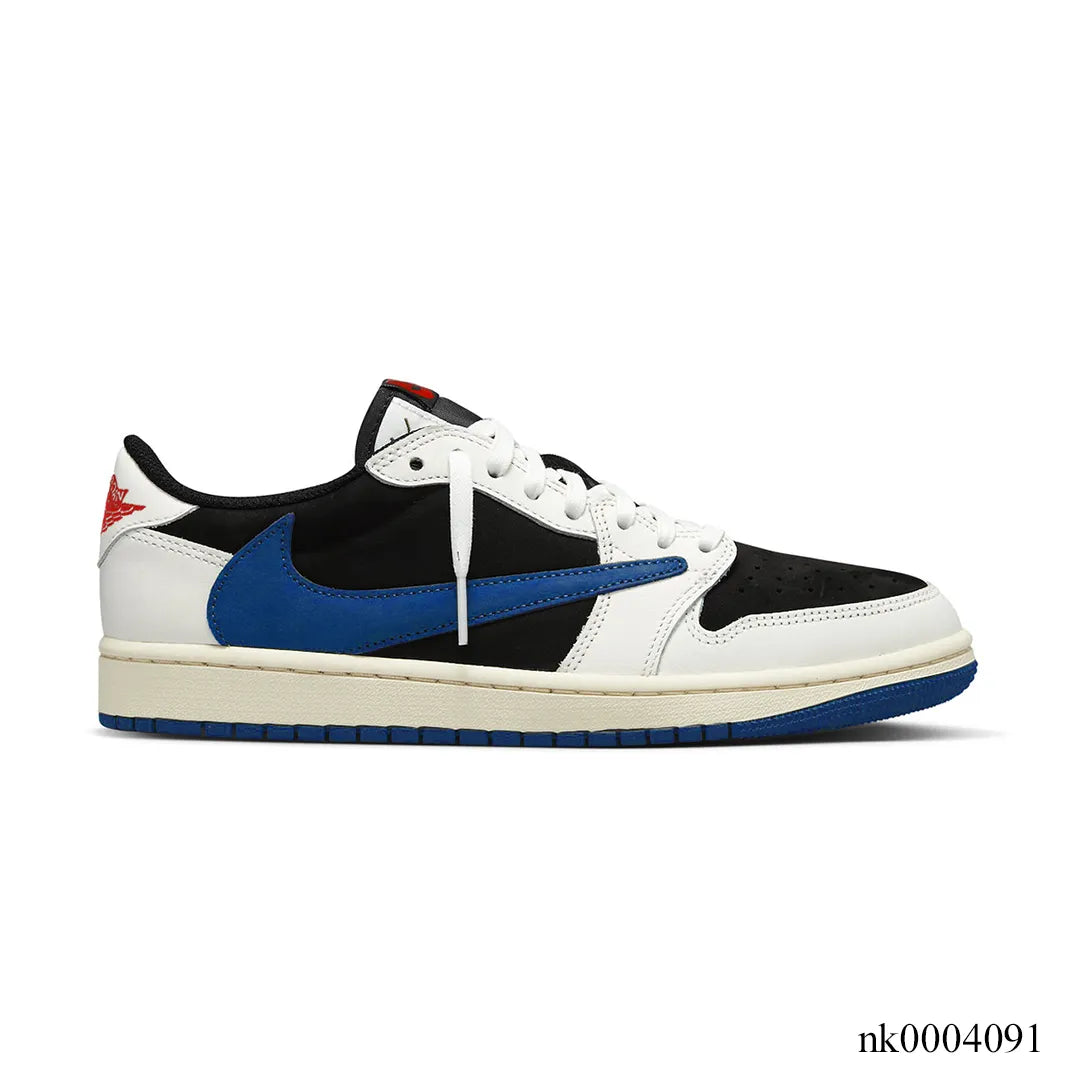 Travis Scott x Air Jordan 1 Low Light Navy Shoes Sneakers