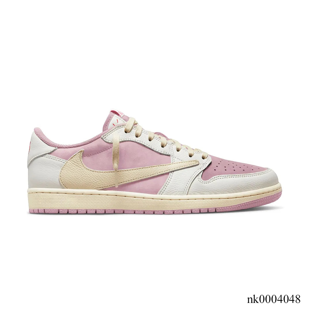 Travis Scott x Air Jordan 1 Low OG Shy Pink Shoes Sneakers