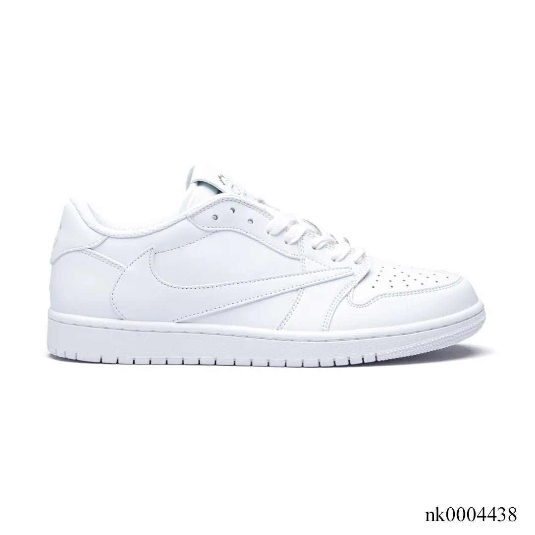 Travis Scott x Air Jordan 1 Low White Party Shoes Sneakers