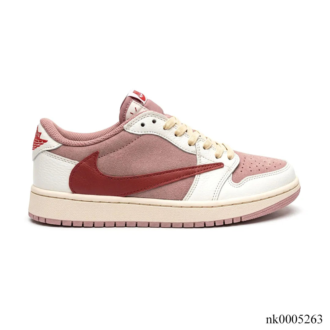 Travis Scott x Air Jordan 1 Retro Low OG 'Sail Tropical Pink' Shoes Sneakers