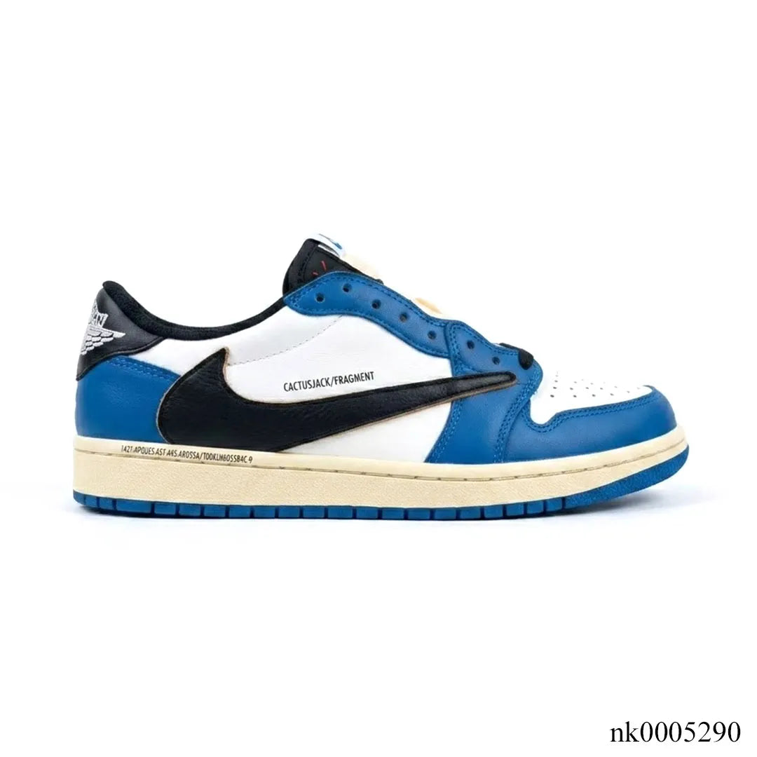 Travis Scott x Fragment x Air Jordan 1 Low Sample Shoes Sneakers