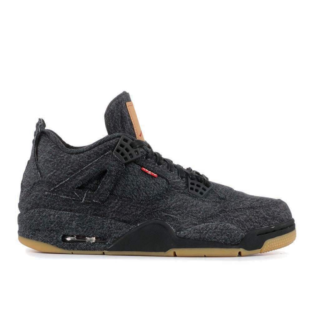 Levi’s x Air Jordan 4 Retro ‘Black Denim’ Shoes Sneakers
