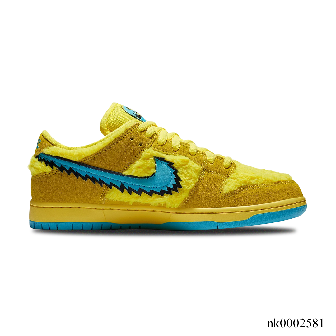 SB Dunk Low Grateful Dead Bears Opti Yellow Shoes Sneakers