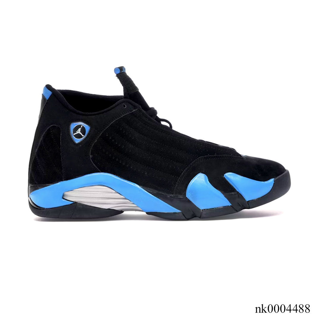 Air Jordan 14 Black University Blue Shoes Sneakers
