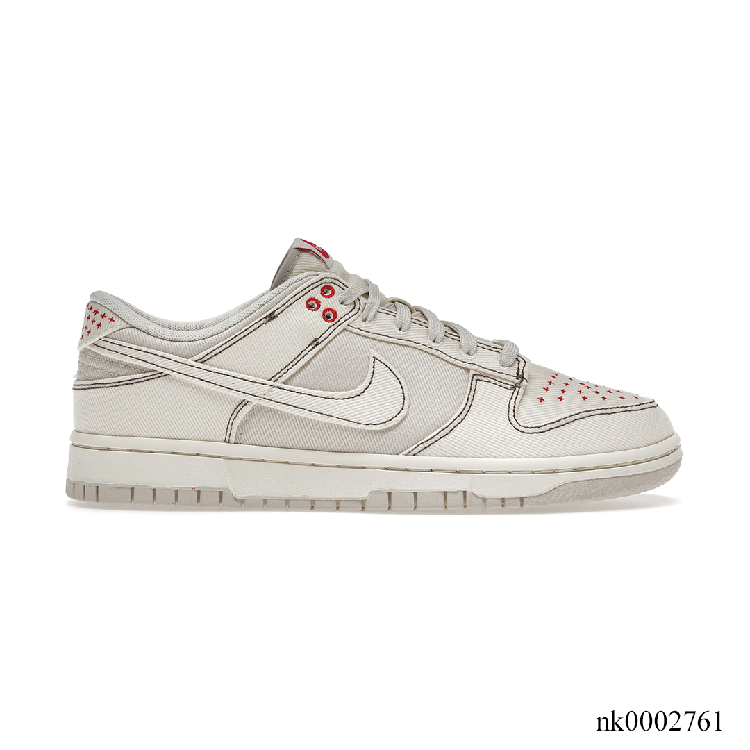 Dunk Low Light Orewood Brown Sashiko Shoes Sneakers