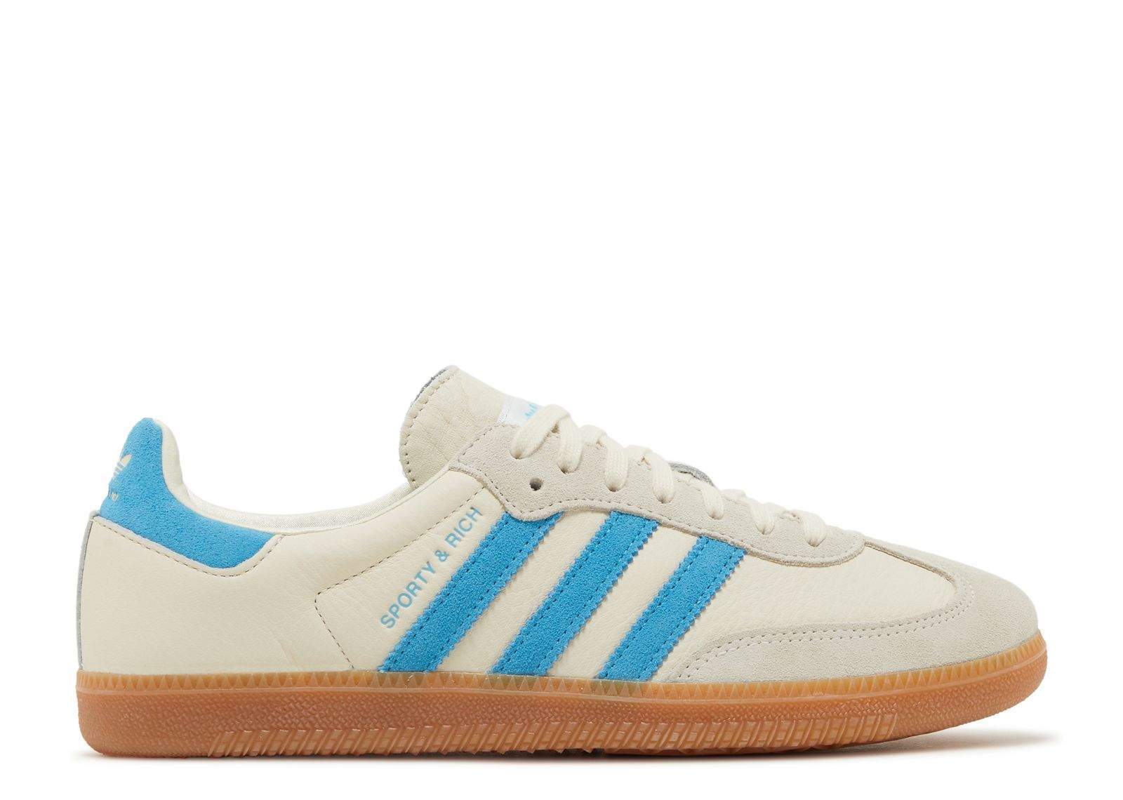 Sporty Rich X Samba OG Cream Blue Shoes Sneakers