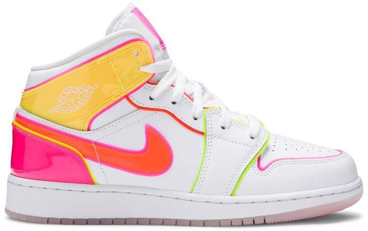 Wmns Air Jordan 1 Mid SE ‘Edge Glow’ Shoes Sneakers
