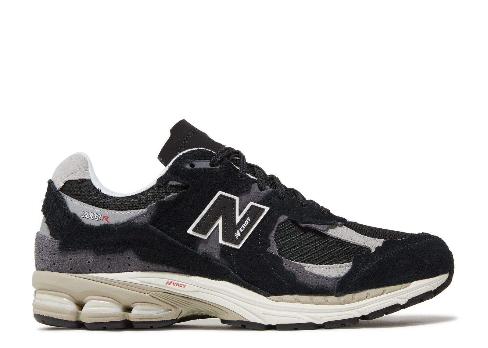 New Balance 2002 R Protection Pack Black Grey Shoes Sneakers