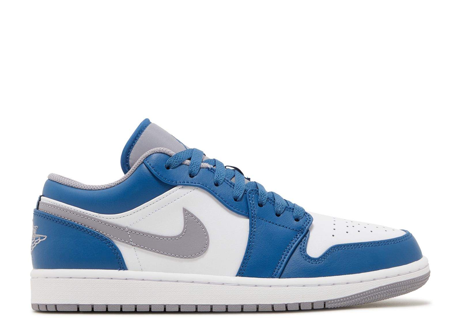 Air Jordan 1 Low ‘True Blue Cement’ Shoes Sneakers