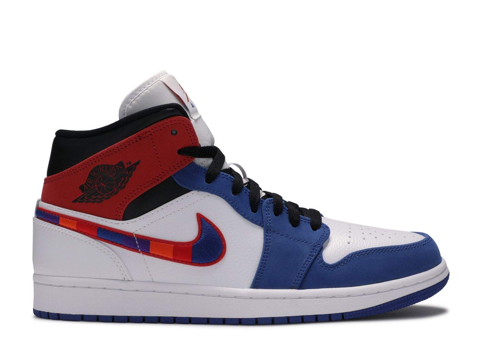 Air Jordan 1 Mid ‘Multicolored Swoosh’ Shoes Sneakers
