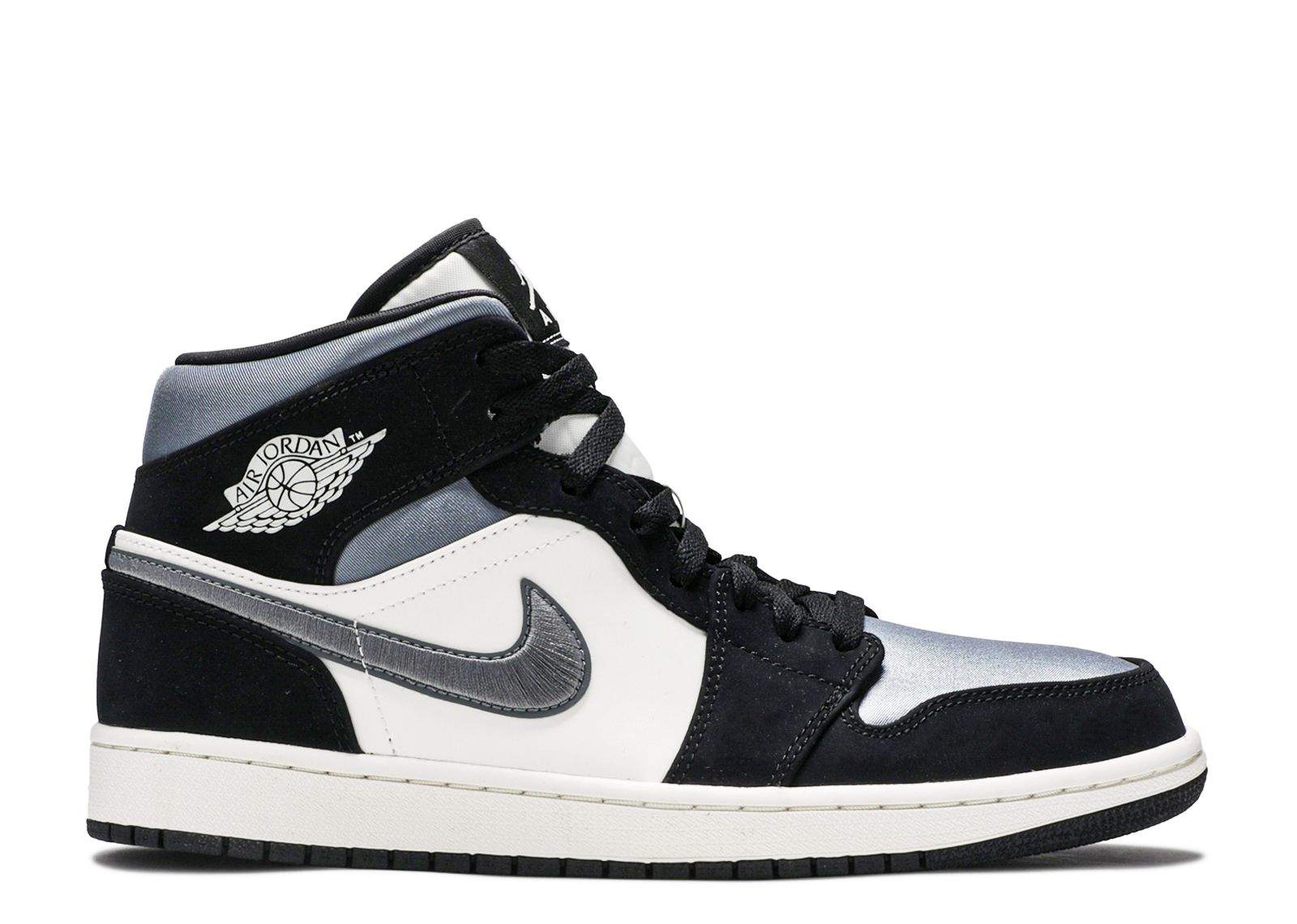 Air Jordan 1 Mid SE ‘Satin Smoke Grey’ Shoes Sneakers