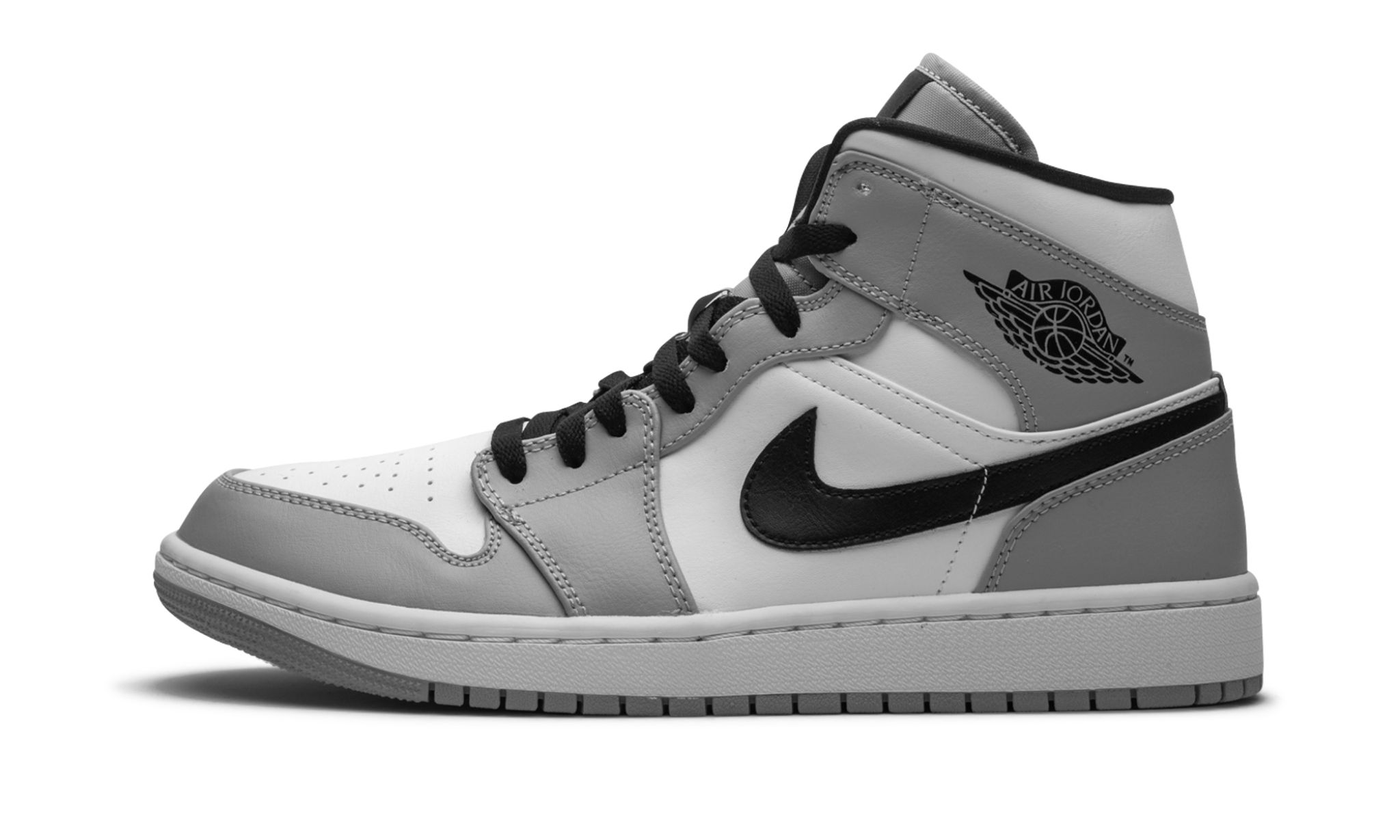 Air Jordan 1 Mid “Light Smoke Grey” Shoes Sneakers