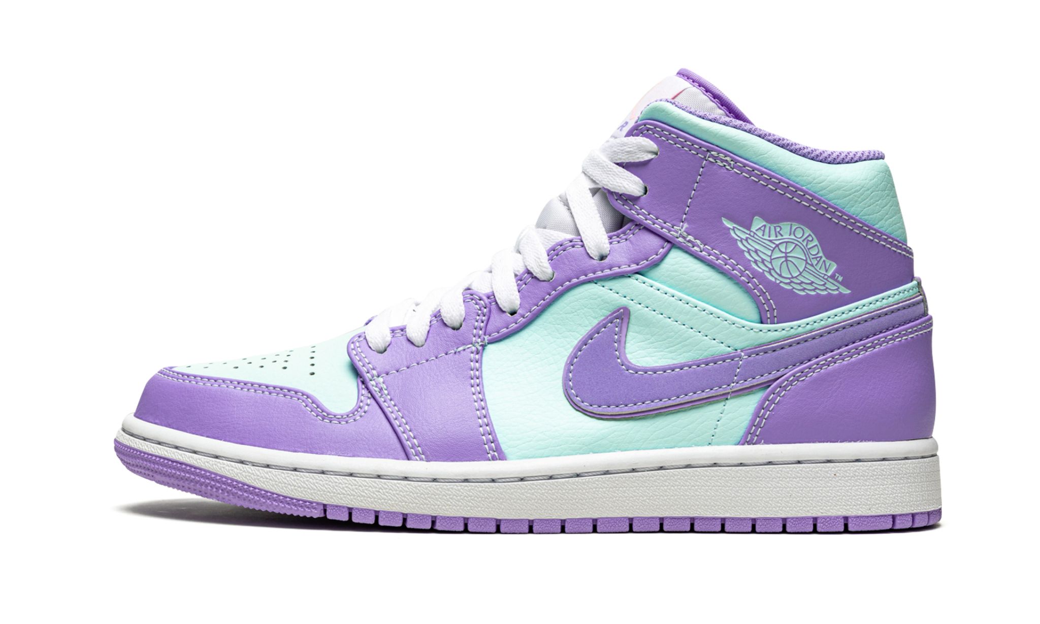 Air Jordan 1 Mid “Purple Pulse / Glacier Blue” Shoes Sneakers