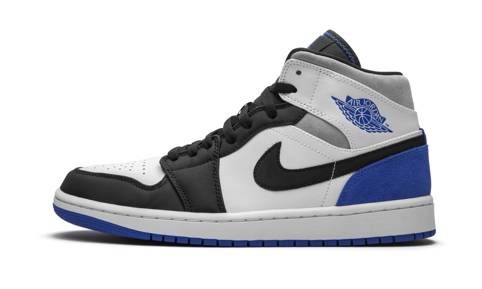 Air Jordan 1 Mid SE “Game Royal Black Toe” Shoes Sneakers