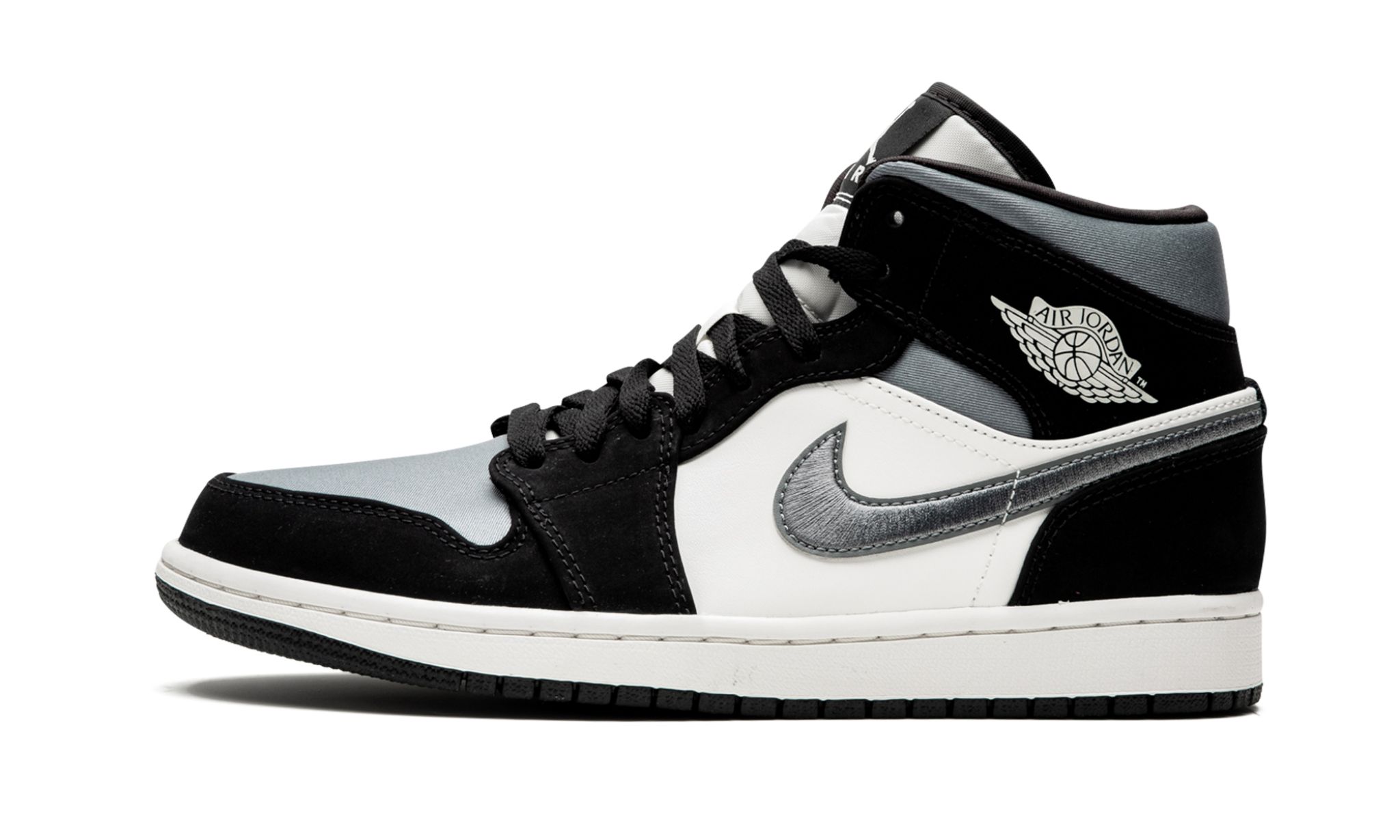 Air Jordan 1 Mid SE “Satin Grey” Shoes Sneakers