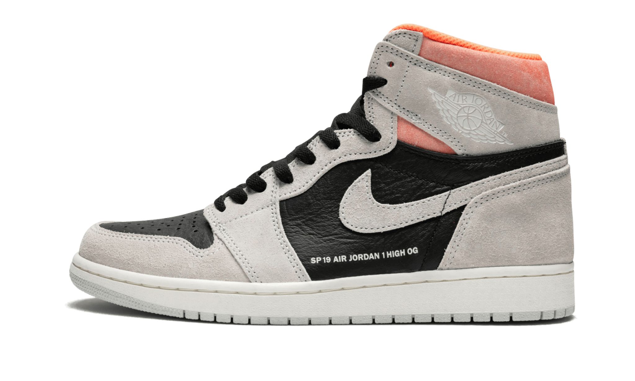 Air Jordan 1 Retro High OG “Neutral Grey/Hyper Crimson” Shoes Sneakers