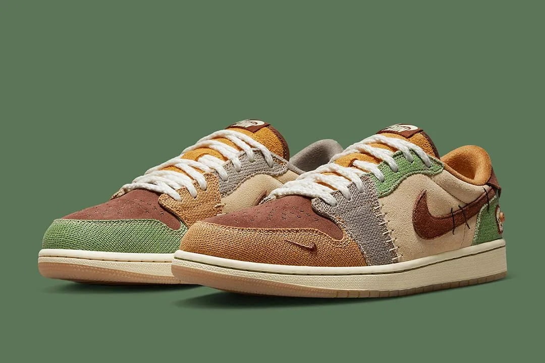 Air Jordan 1 Retro Low OG Zion Wiliamson Vodoo Shoes Sneakers