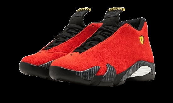 Air Jordan 14 Ferarir Red Shoes Sneakers