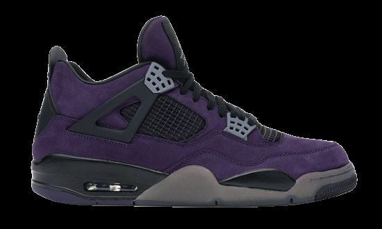 Air Jordan 4 Retro TraviScots Purple CI1184 Shoes Sneakers
