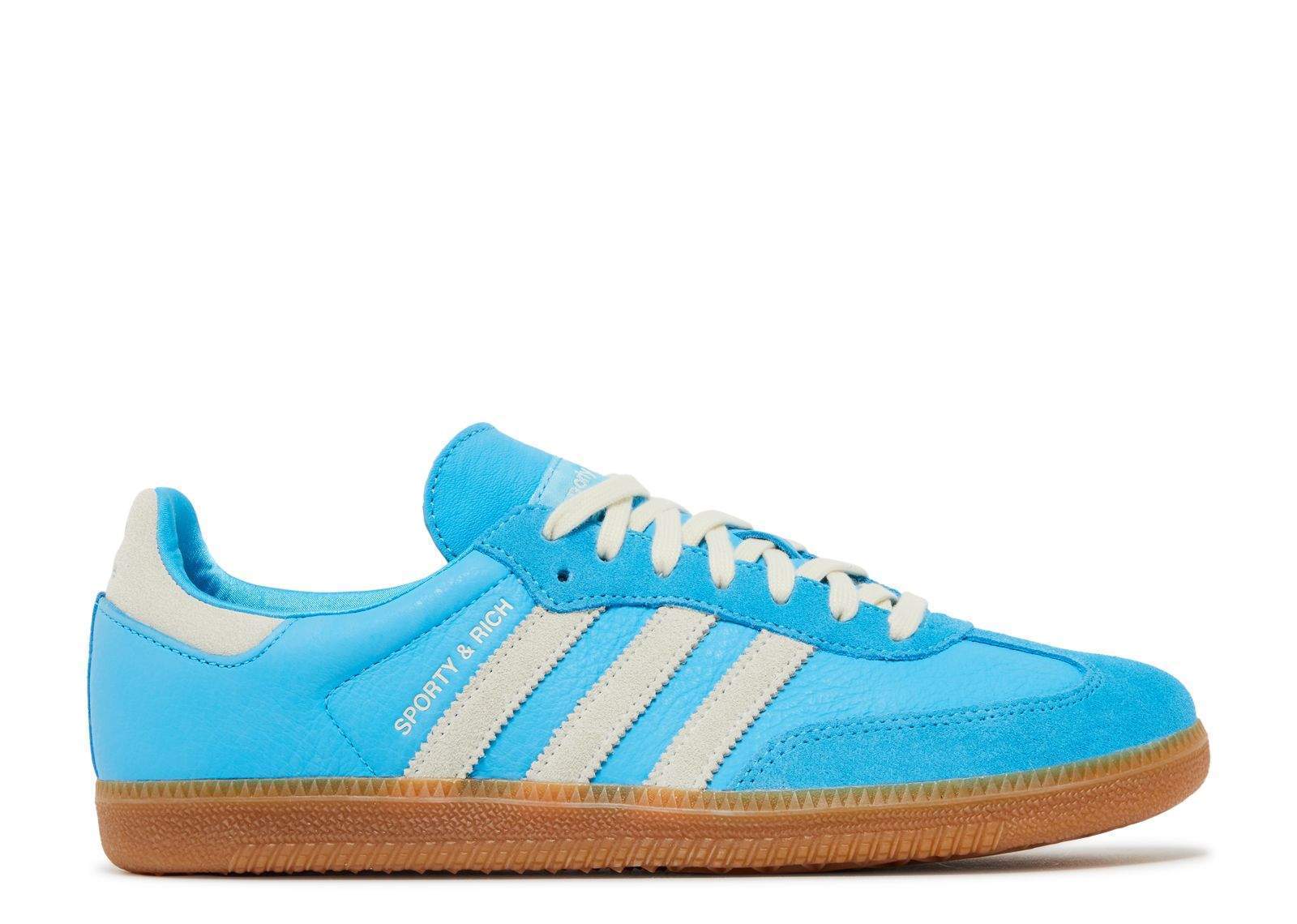 Sporty Rich X Samba OG Blue Rush Shoes Sneakers