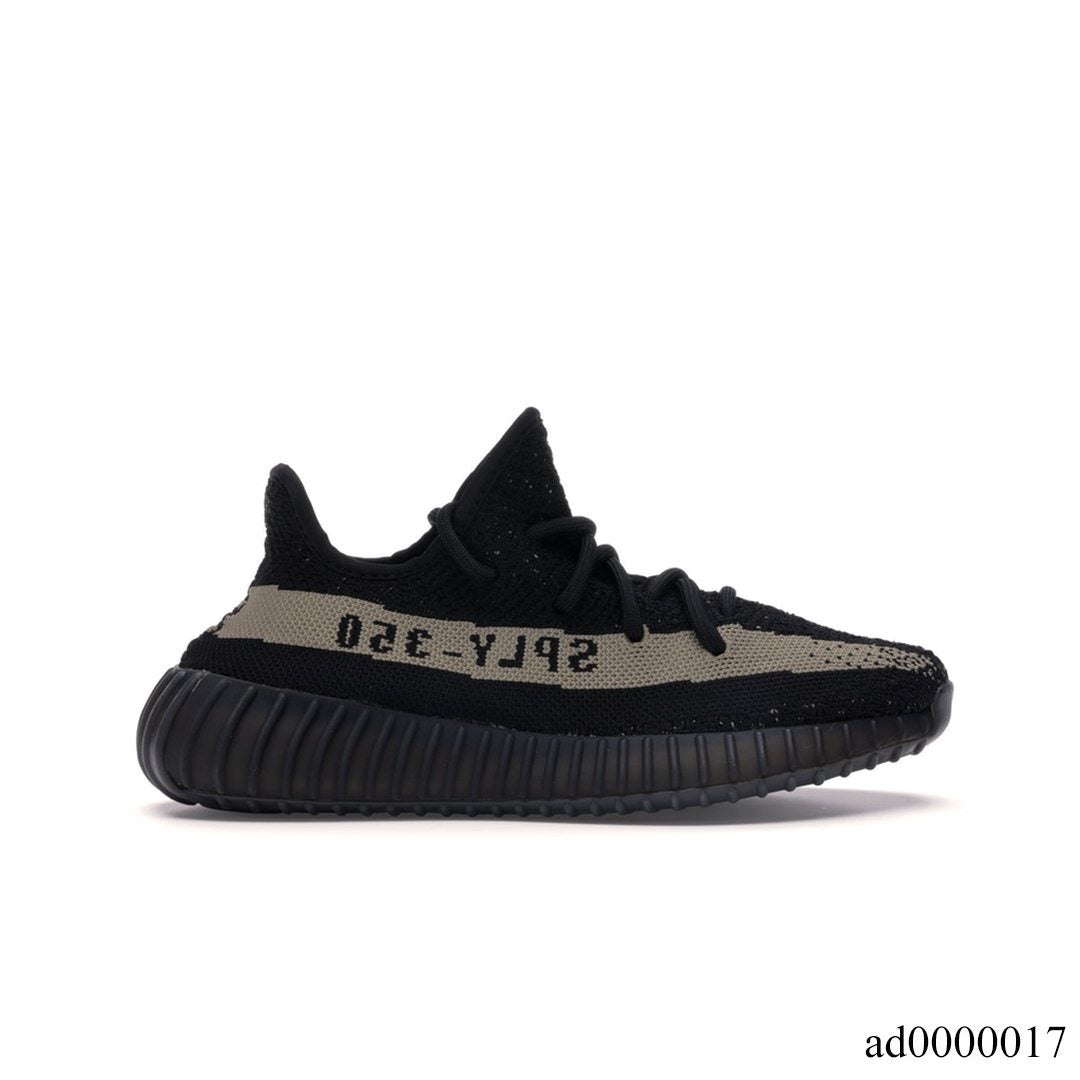 YzY Boost 350 V2 Core Black Green Shoes Sneakers