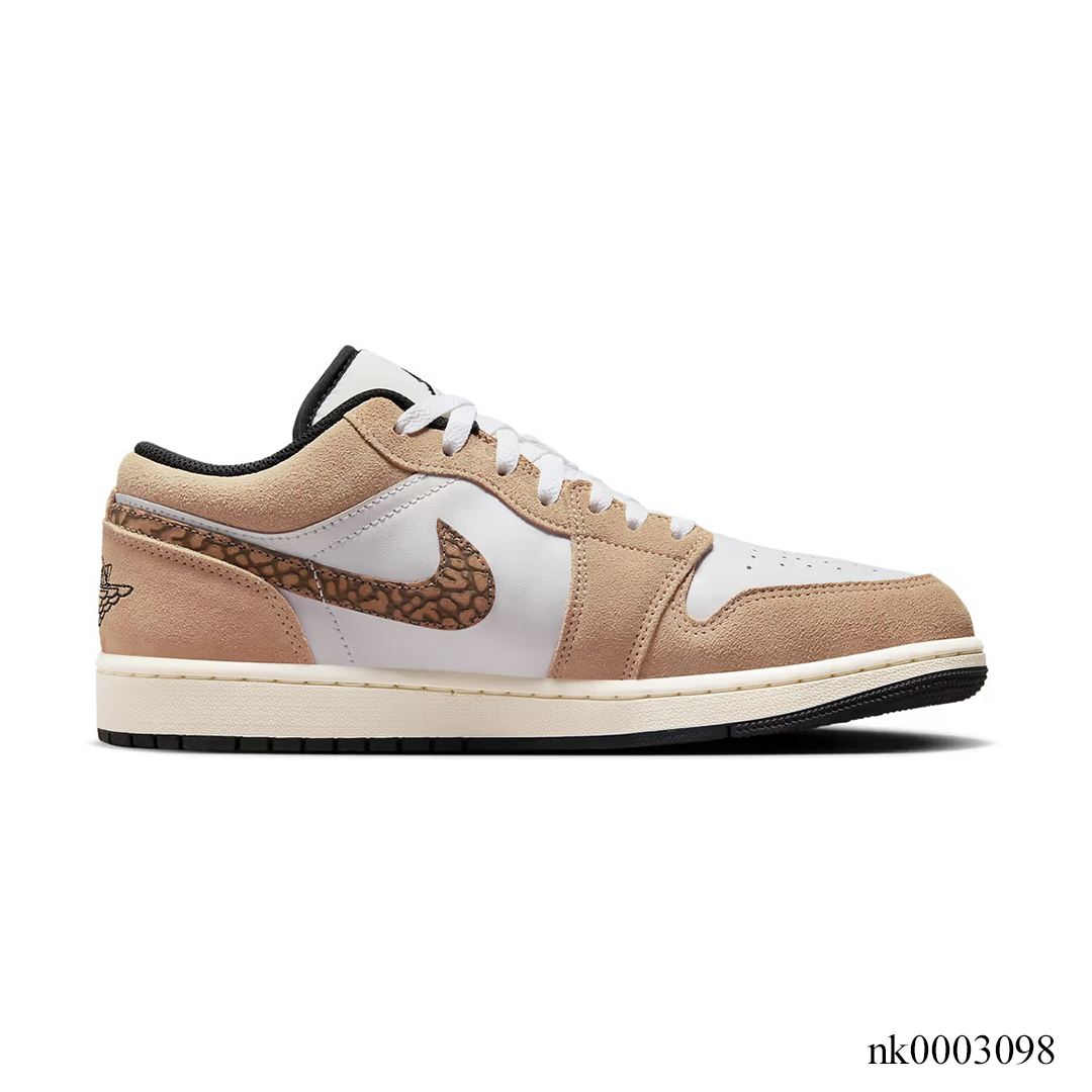 Air Jordan 1 Low Brown Elephant Shoes Sneakers