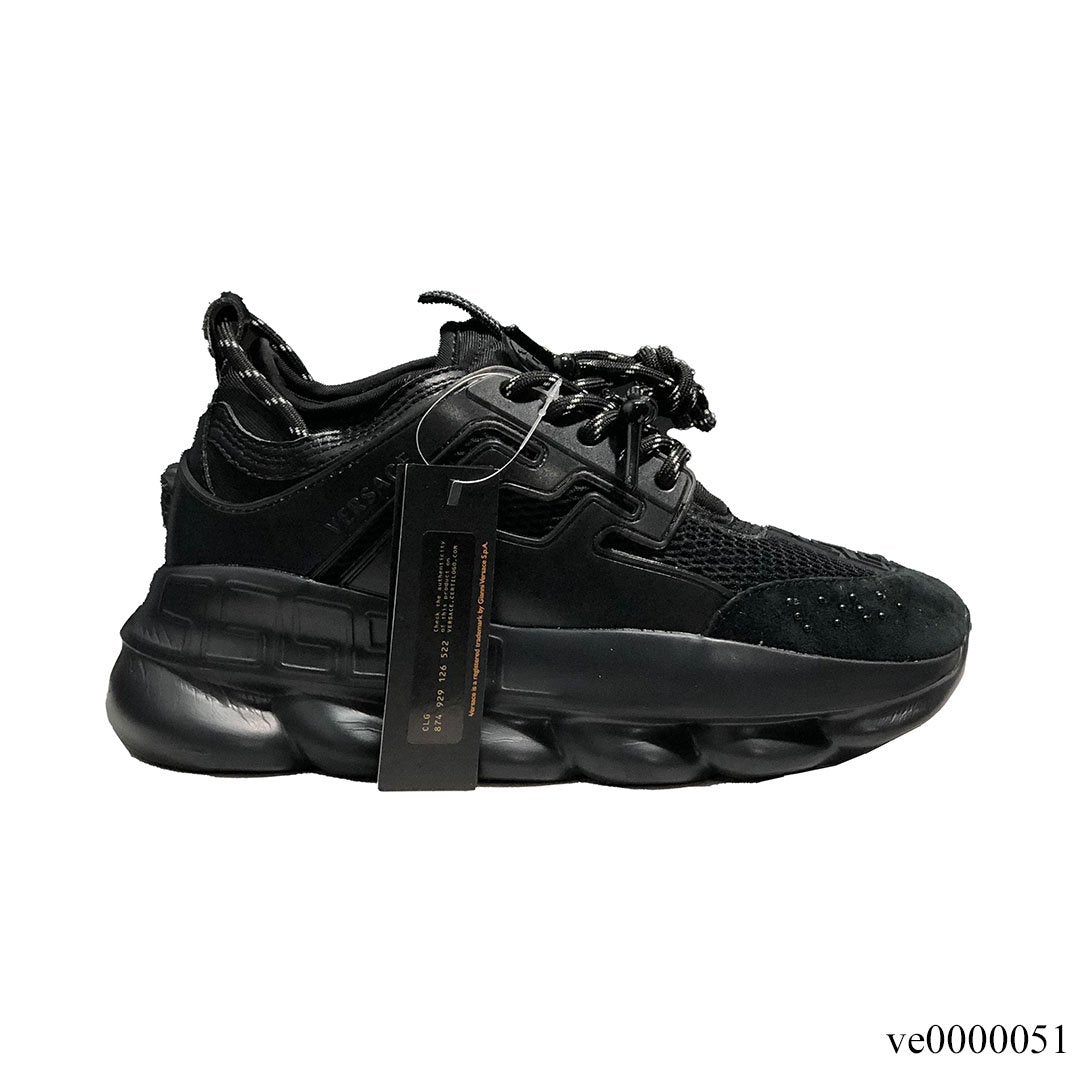 Chain Reaction Full Black Shoes Sneakers