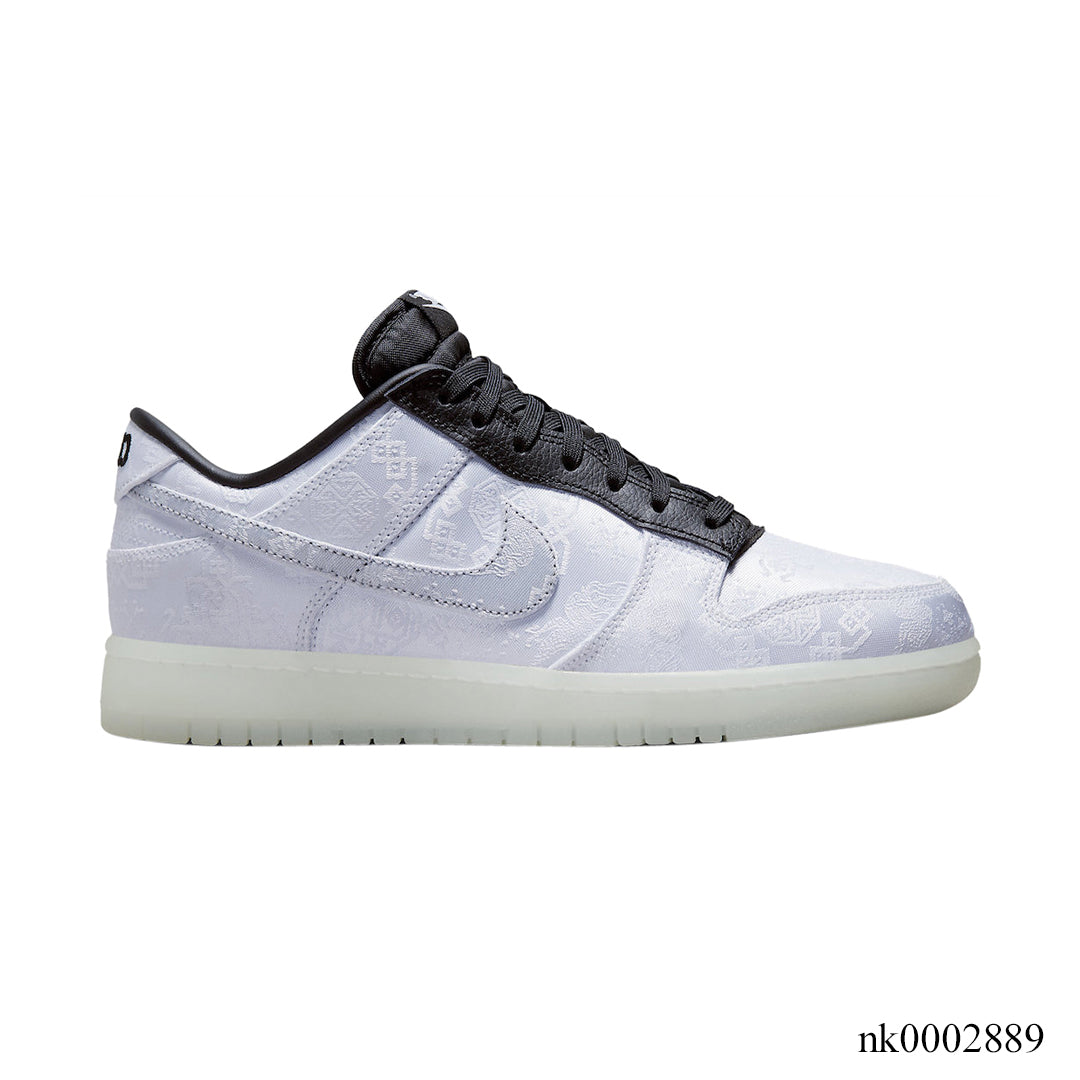 Dunk Low CLOT Fragment White Shoes Sneakers