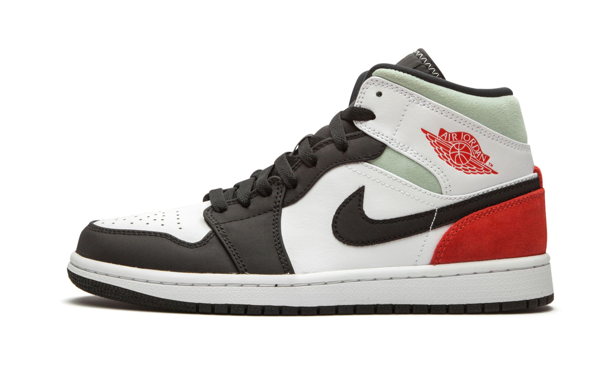 Jordan 1 Mid SE “Red Grey Black Toe” Shoes Sneakers