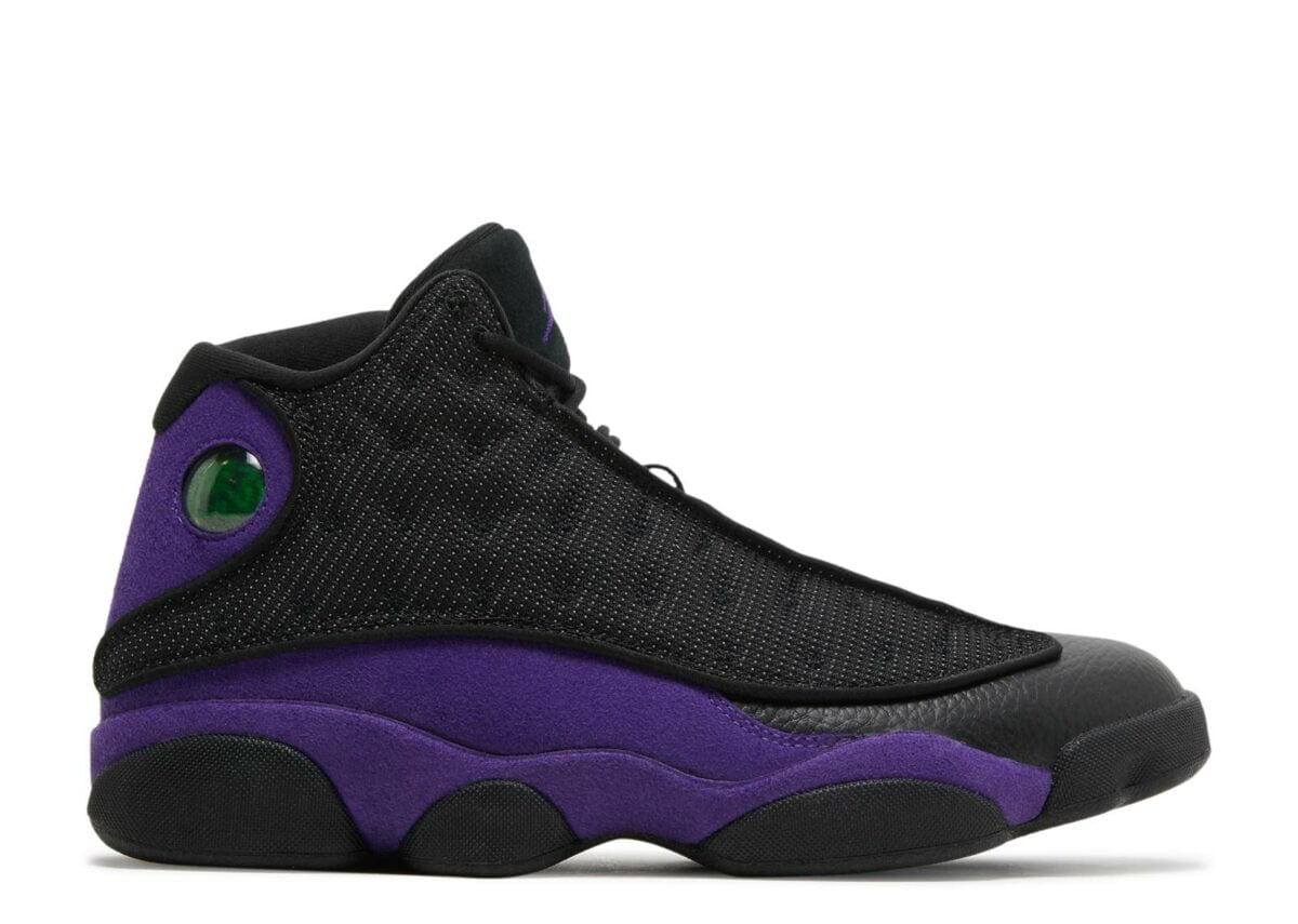 Jordan 13 Black / Purple Shoes Sneakers