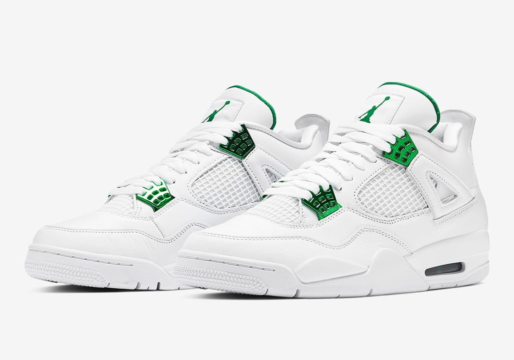 Jordan 4 Retro Golf Metallic Green Shoes Sneakers