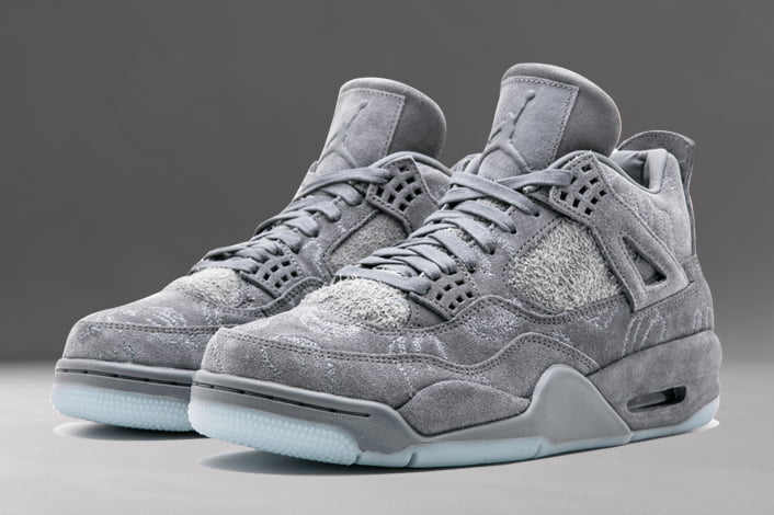 Jordan 4 x KAWS Gray 930155 Shoes Sneakers