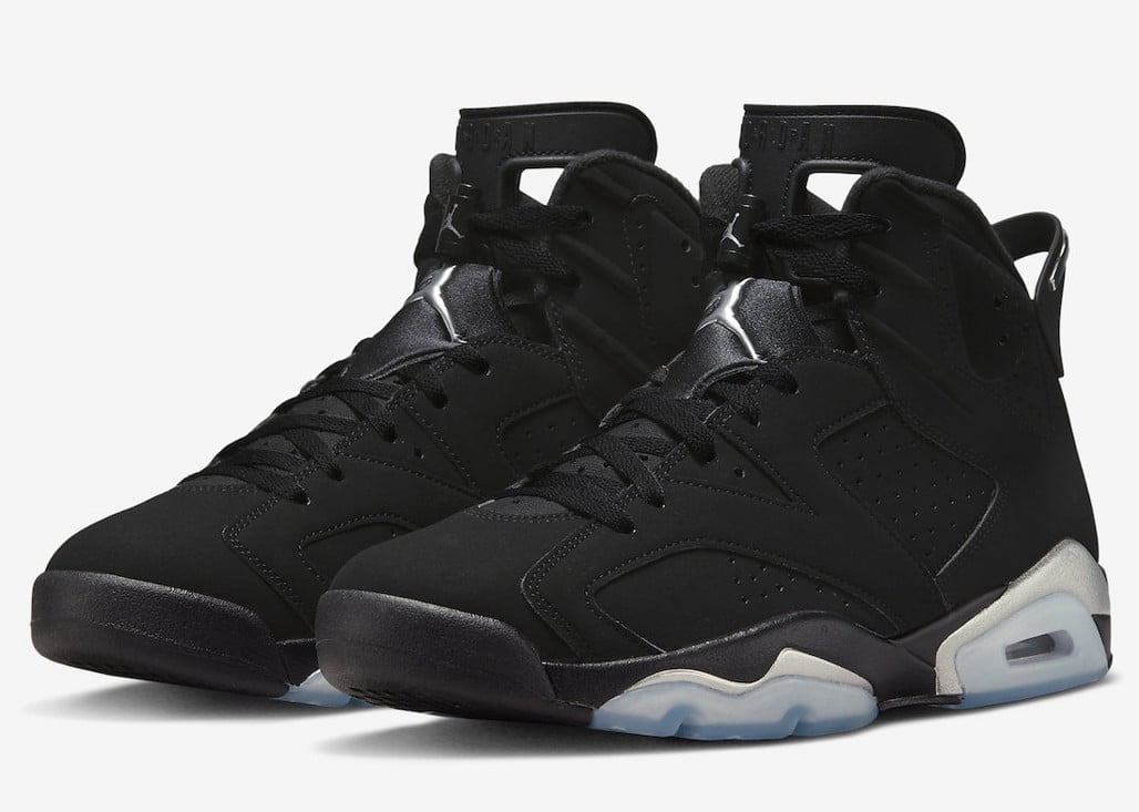 Jordan 6 Retro Chrome Metallic Silver Shoes Sneakers