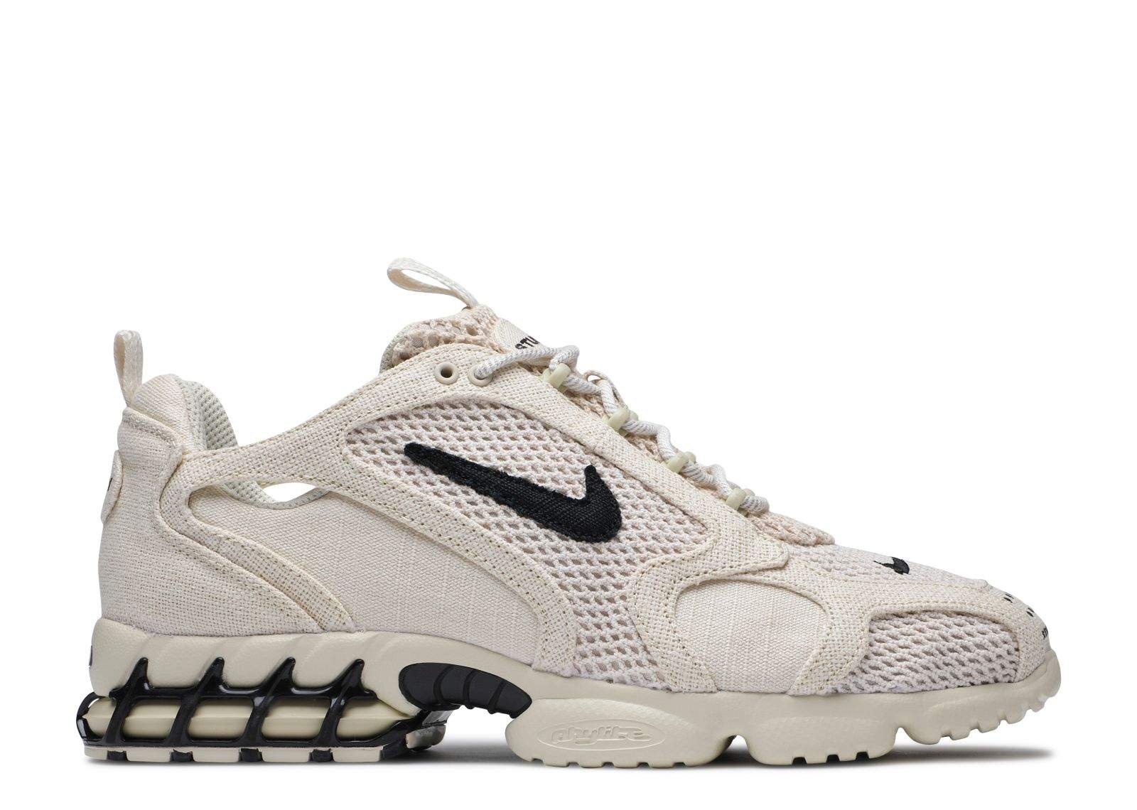 Nike Stussy x Air Zoom Spiridon Caged 2 ‘Fossil’ Shoes Sneakers