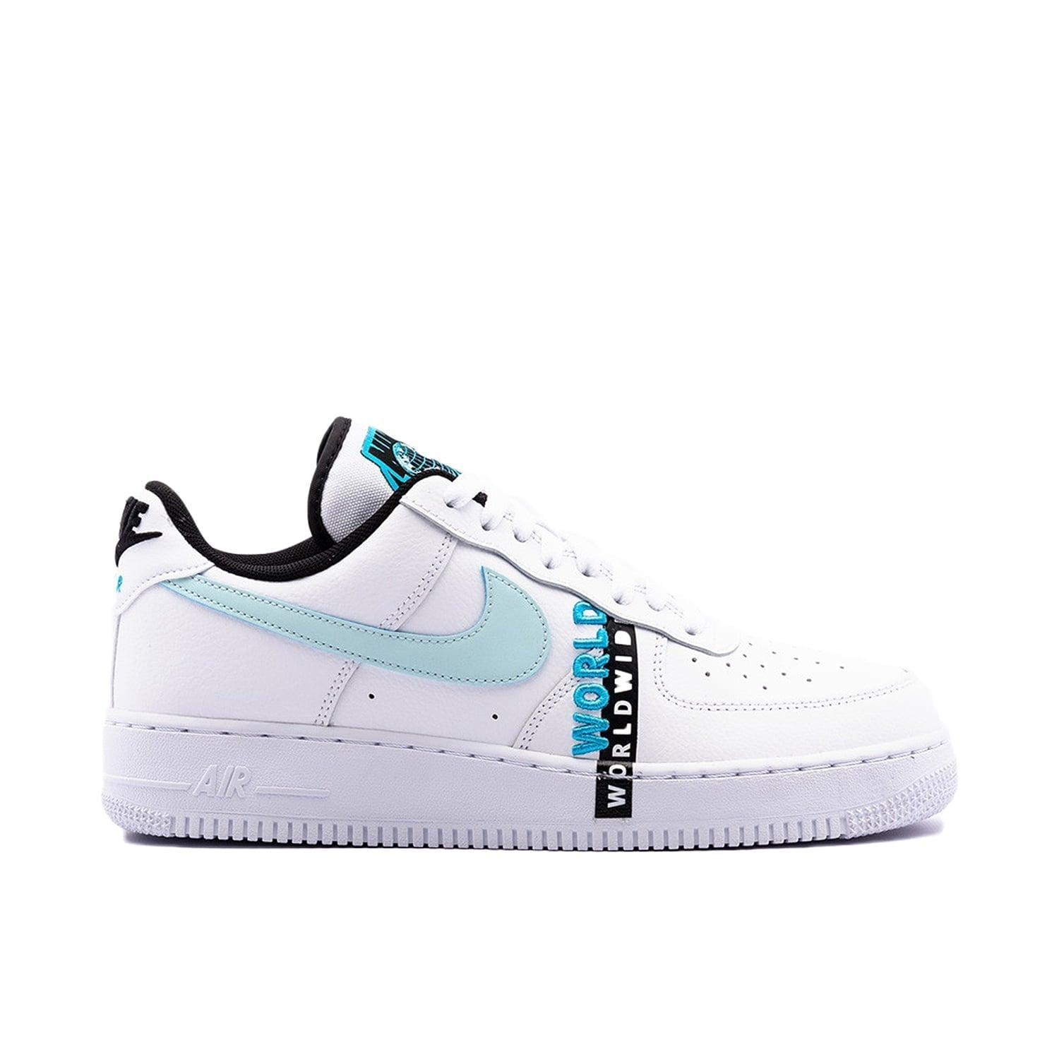 Nike Air Force 1 07 Low LV8 Worldwide White Blue Shoes Sneakers