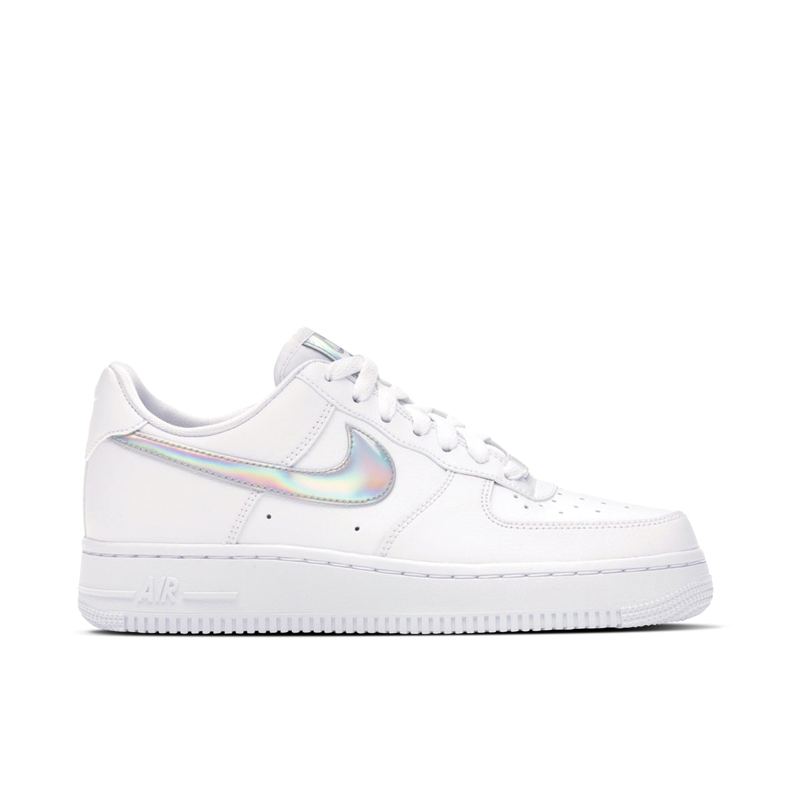 Nike Air Force 1 Low White Iridescent Womens Shoes Sneakers
